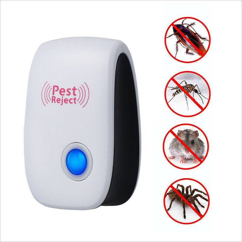 6 Pcs Pest Repeller Reject Ultrasonic Electronic Rat Mouse Mosquito Insect Control
