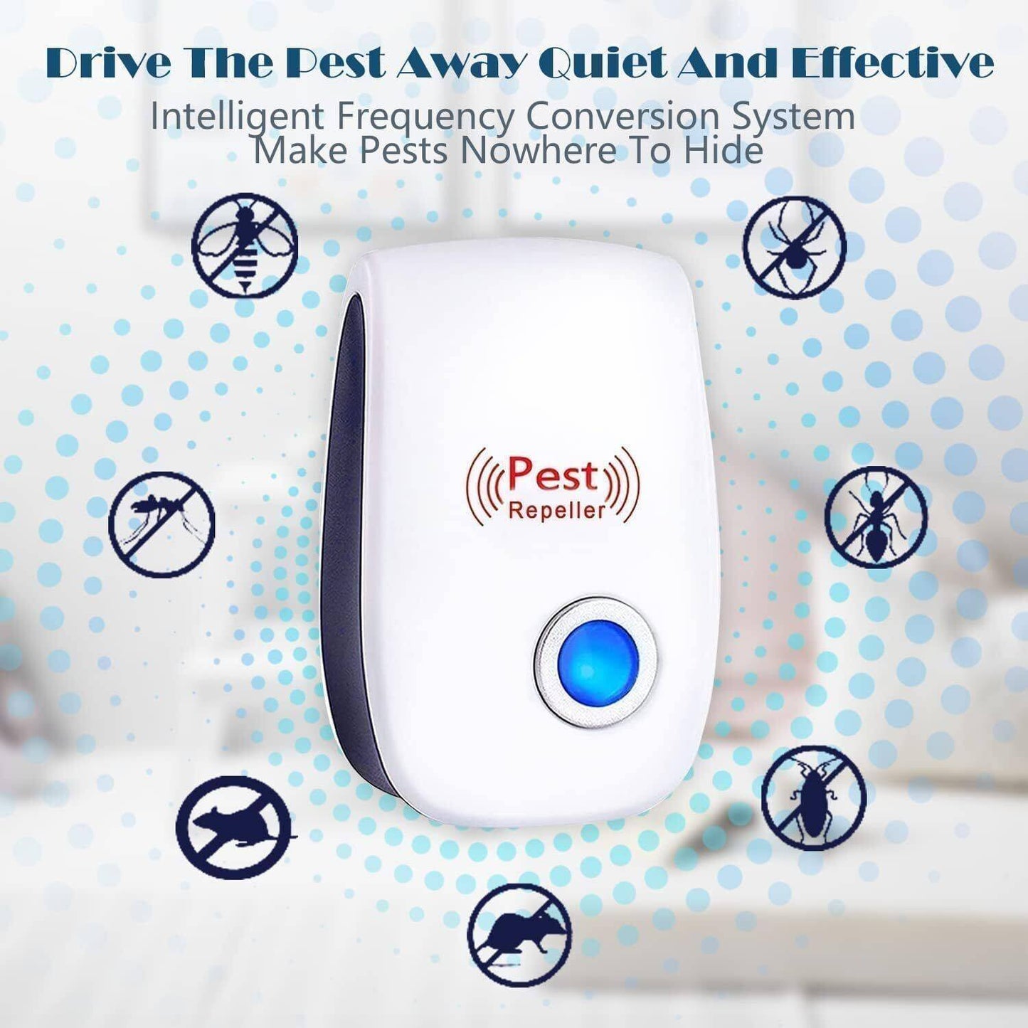 6 Pcs Pest Repeller Reject Ultrasonic Electronic Rat Mouse Mosquito Insect Control