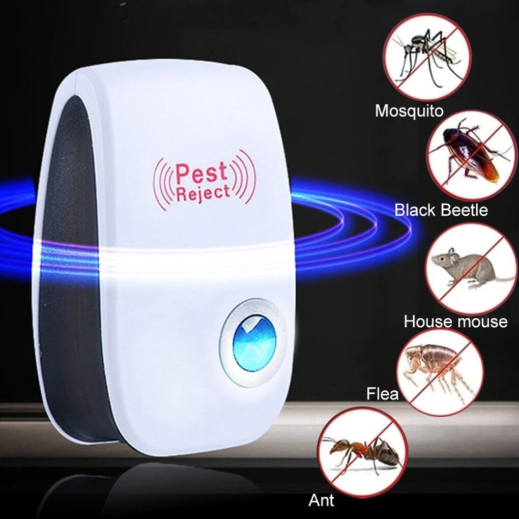 6 Pcs Pest Repeller Reject Ultrasonic Electronic Rat Mouse Mosquito Insect Control