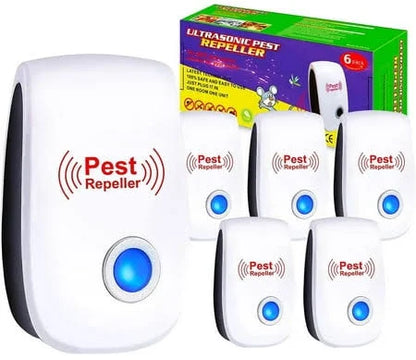 6 Pcs Pest Repeller Reject Ultrasonic Electronic Rat Mouse Mosquito Insect Control